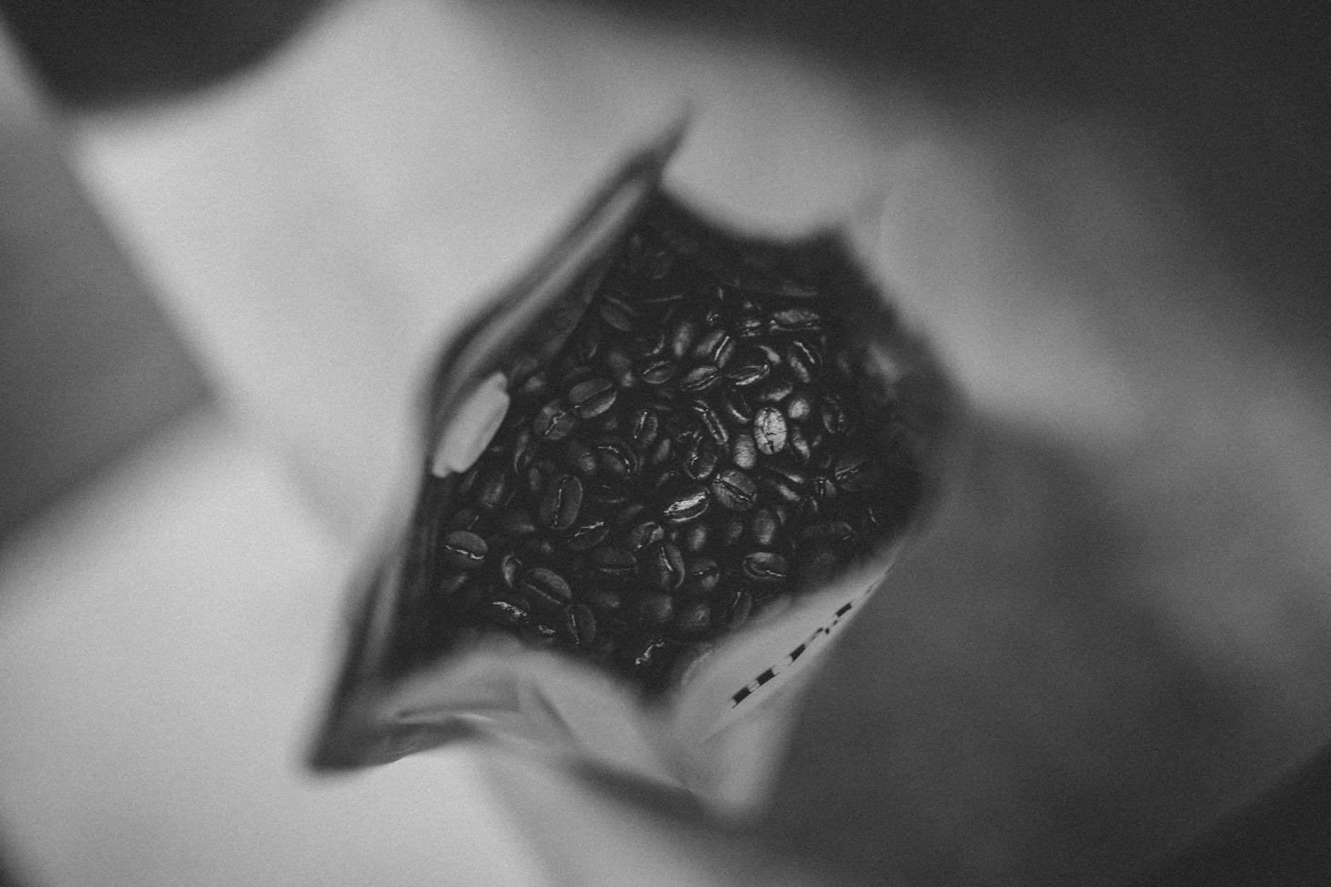 A bag of Kimbo Espresso Napoletano coffee beans